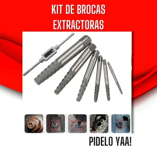 SET DE BROCAS EXTRACTORAS MAS ENVIO GRATIS